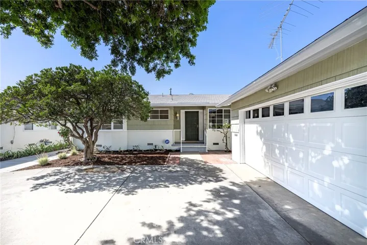 Attached two car garage