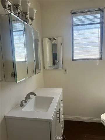 Upgraded bathroom vanity