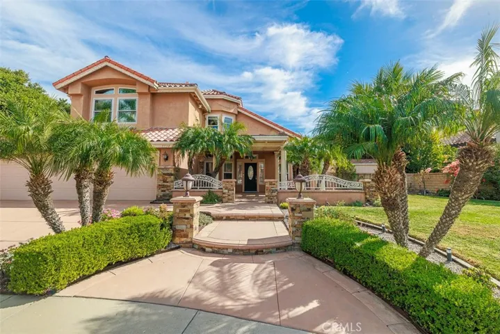 Gorgeous stepped walkway to the entrance