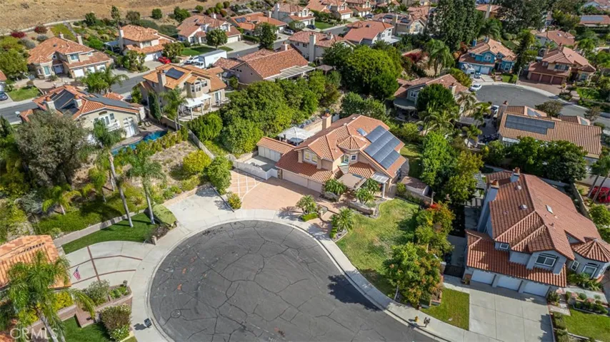 Positioned on approximately one-half of the cul-de-sac, this home has exceptional curb appeal