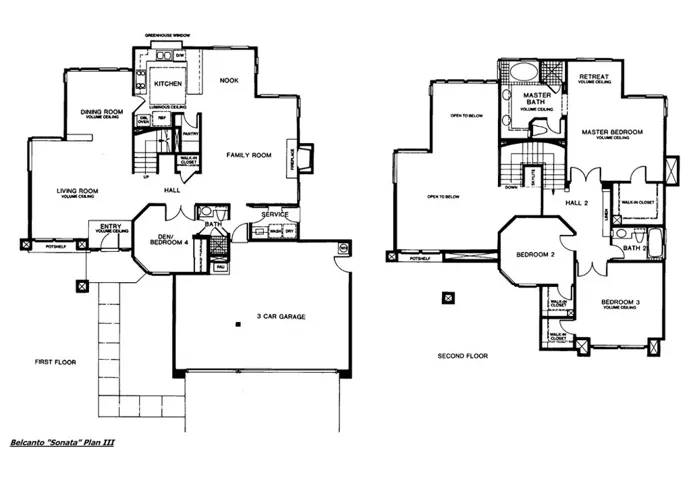 Build by Woodcrest Development in 1989. Belcanto tract, Sonata model Plan 3 
4 bedrooms and 3 bathrooms. Approximately 2518 square feet