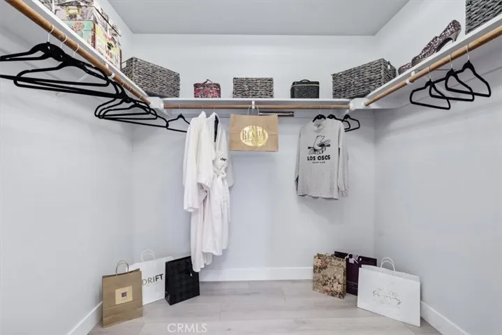 Primary walk in closet