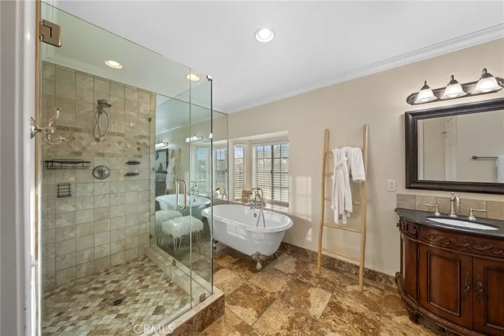 Primary bathroom suite