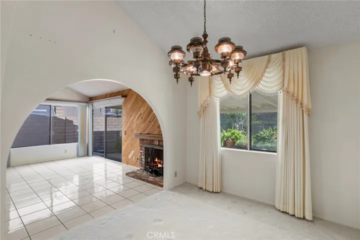 Another angle of dining room which was originally 4th bedroom.