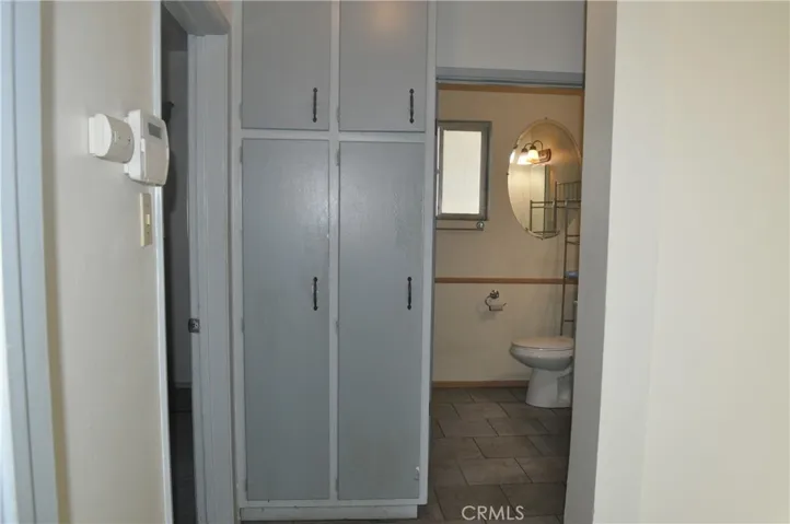 Hallway between rooms