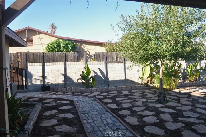 Backyard facing North
