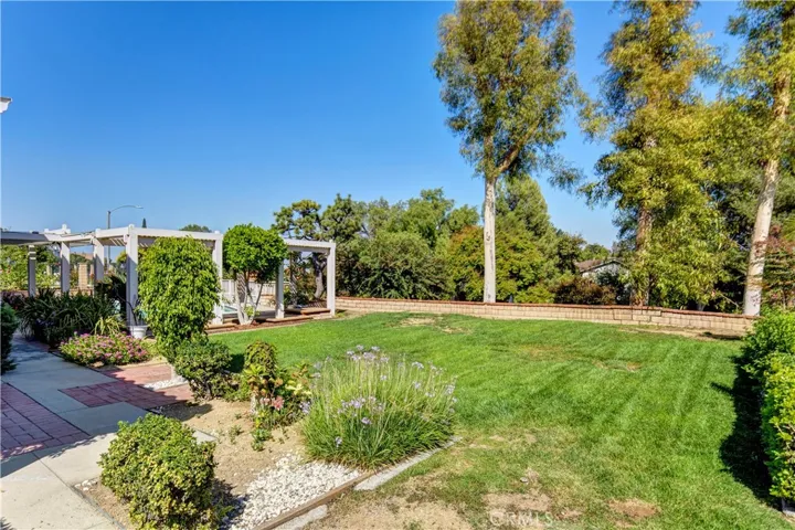 More patio space in backyard