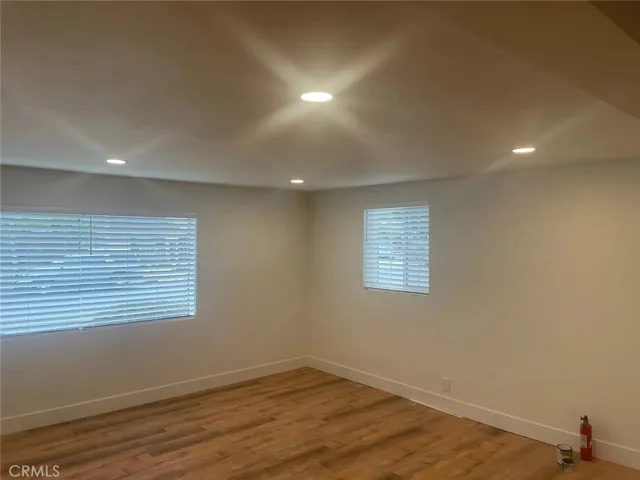 Converted from garage to family room