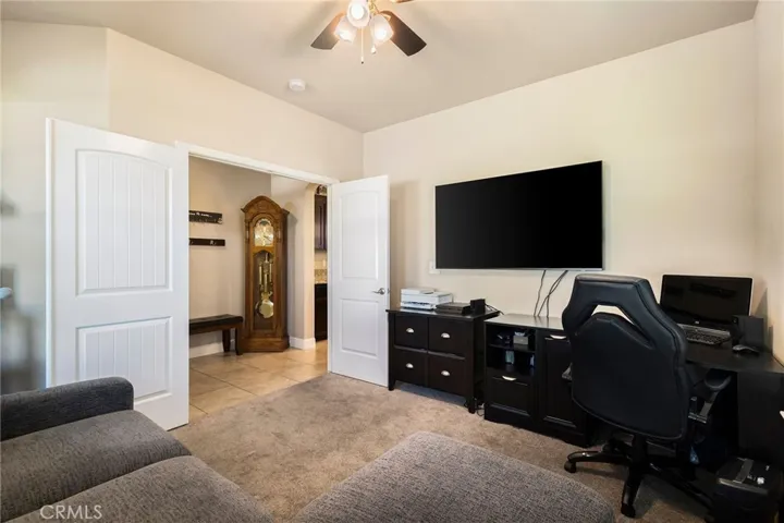 Den/Bonus space with double door entry.
