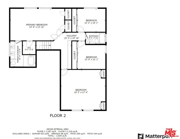 Floor Plan of Level 2