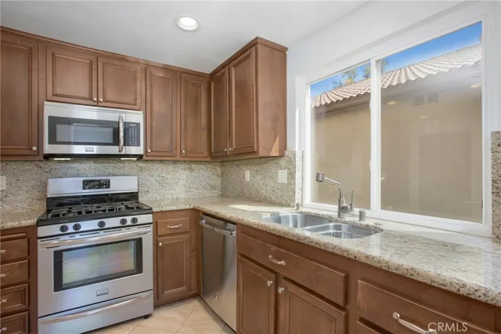 Kitchen with plenty of natural sunlight