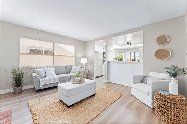 Cozy family room off the kitchen