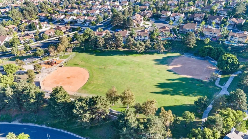 Nearby park and trails