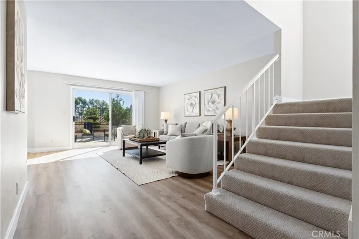 All new hard surface flooring throughout lower level, fresh low profile contemporary styled carpet upstairs