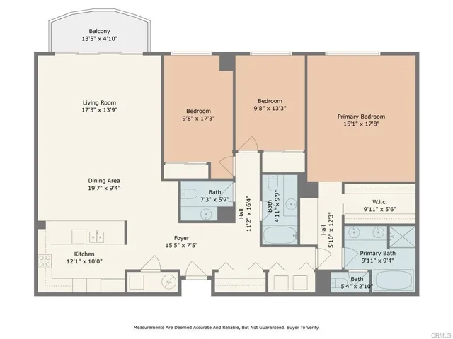 The interior floorplan