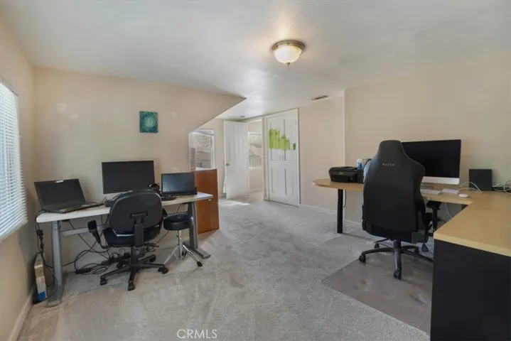 Bedroom 4 is currently being used as an office.