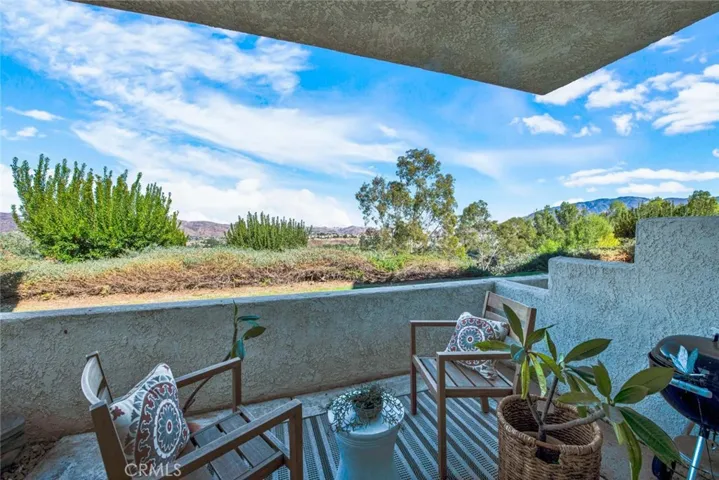 Patio is perfect for relaxing to sunrise or sunset views