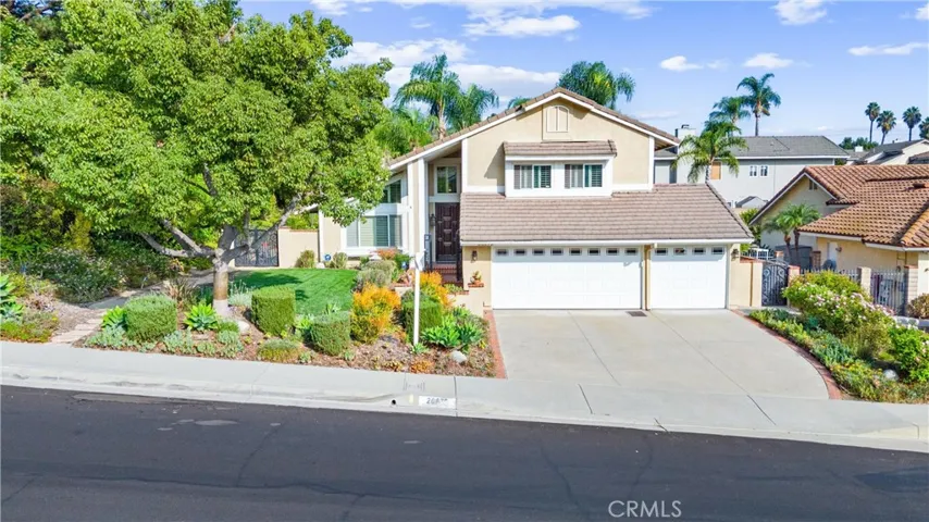 Beautiful landscaped front yard