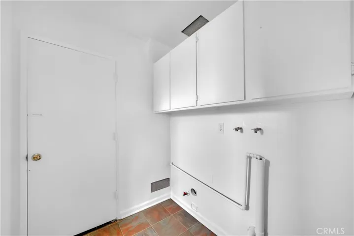 Inside laundry room