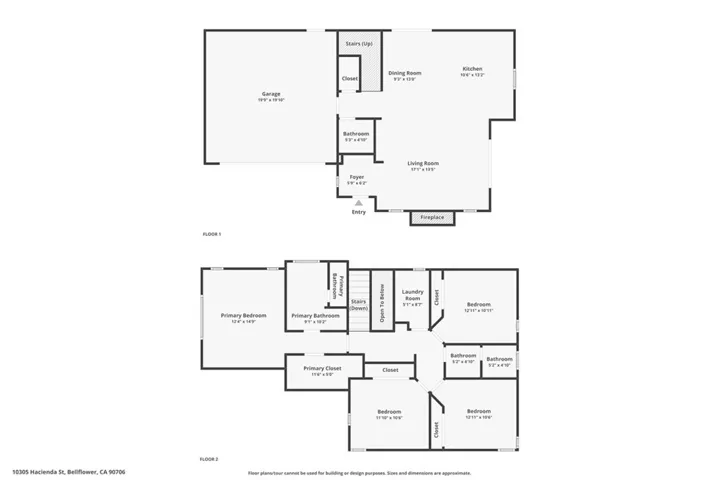 Floor Plan Both Floors
