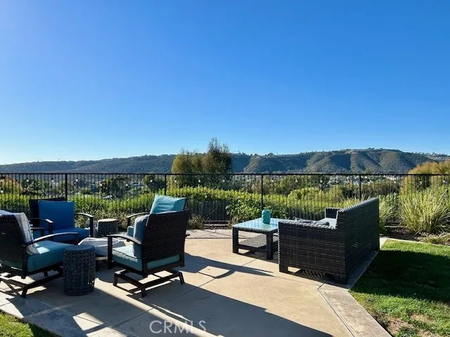 Large patio in backyard to enjoy the awesome views