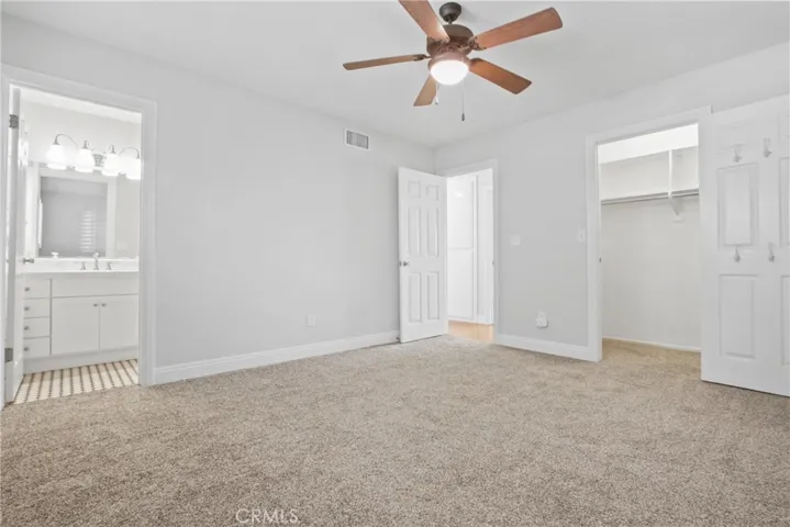 Primary Suite with walk in closet