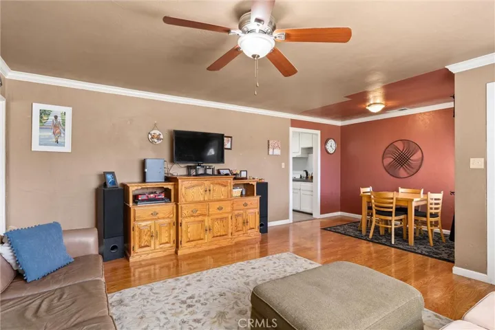 Living and dining area