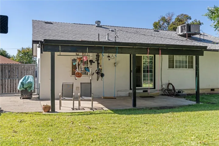 Covered patio