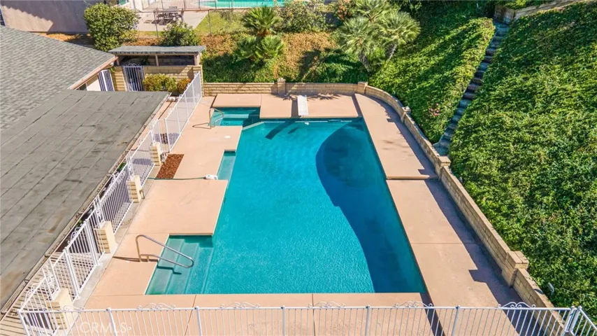 Aerial View of the pool