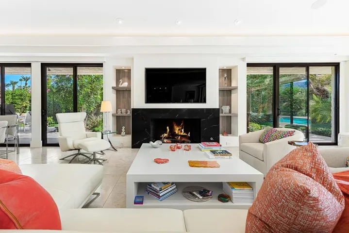 Fireplace to Sideyard