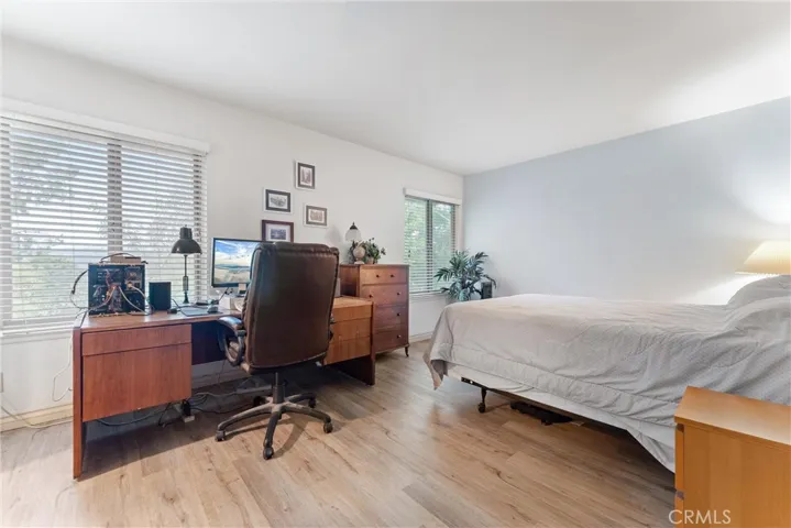 As you head upstairs to your right you are greeted by the first of two primary suites.