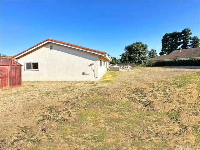 Side Yard with Shed