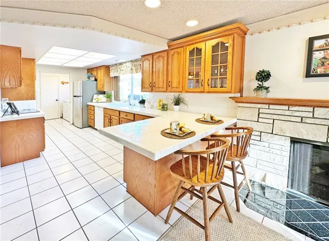 Tile Flooring in the Upgraded Kitchen