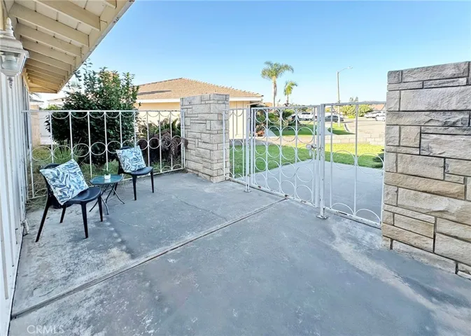 Gated Courtyard Entry