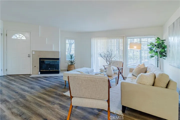 view into family room from hallway