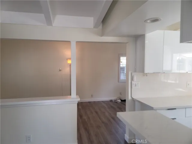 From dinning area into family room