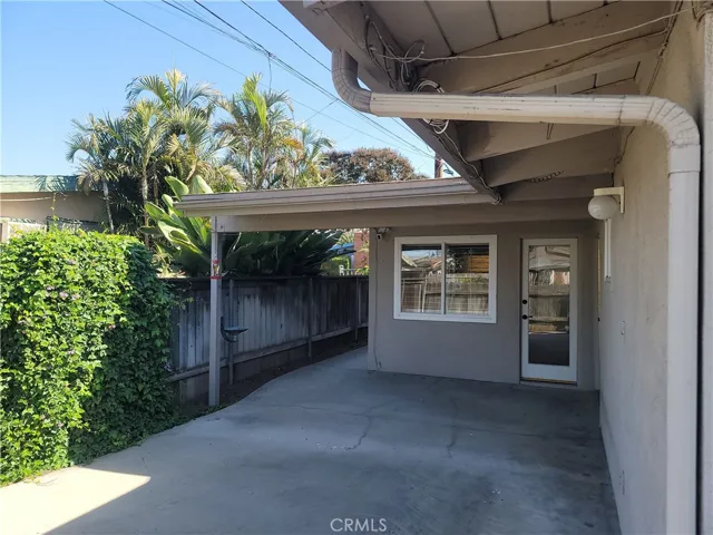 rear patio