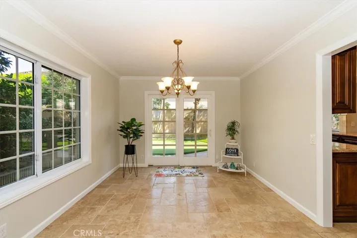The separate formal dining room provides a sophisticated space for those special gatherings