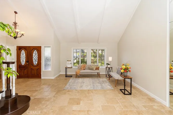The gloriously inviting living room setting