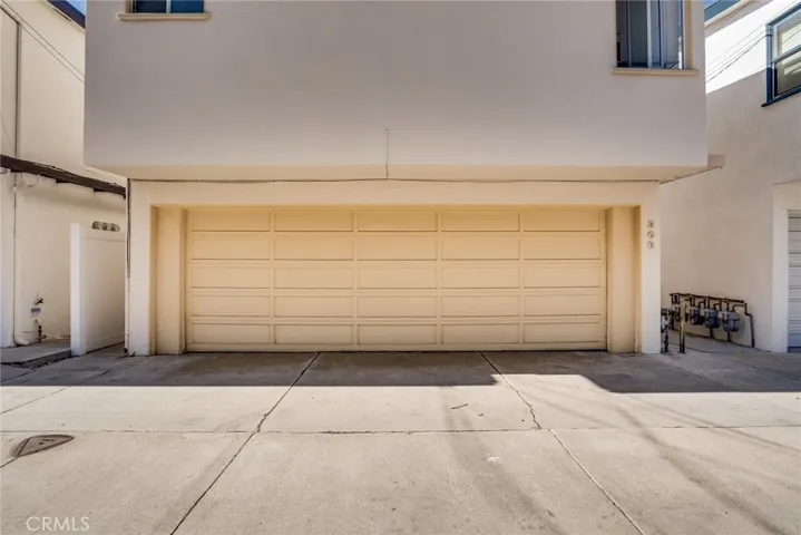 Oversized 2 car garage plus parking in front of it