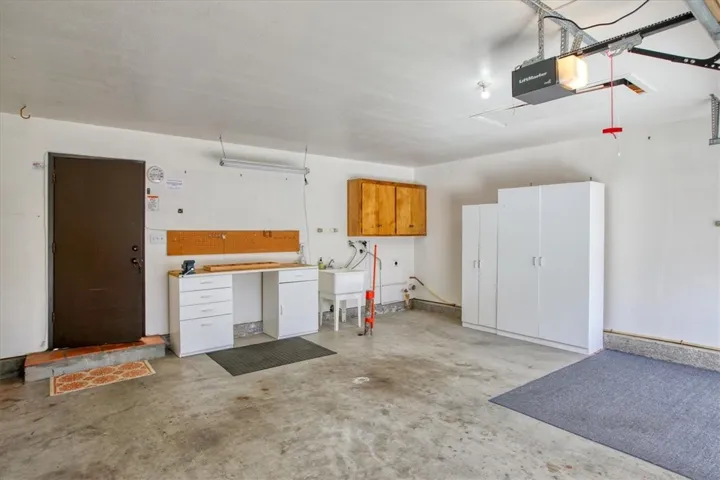 Garage with storage