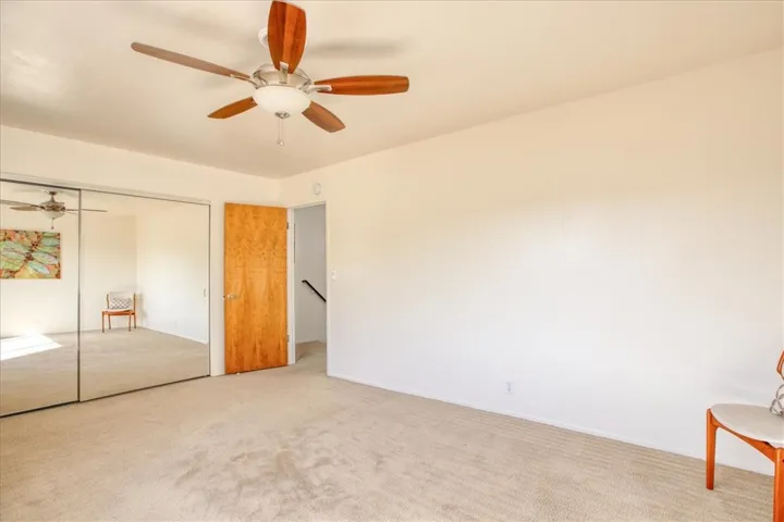 Second Bedroom with Mirror Closet Doors