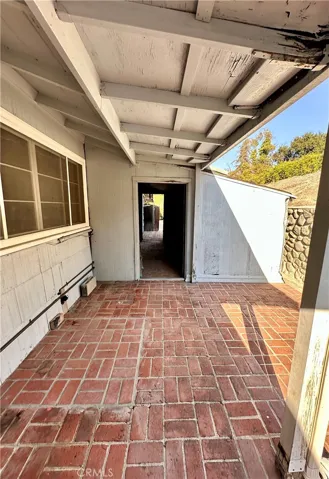 Rear view Patio to utility room