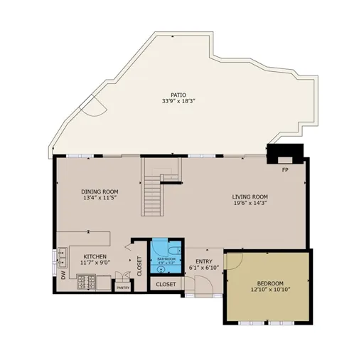 1st level floor plan