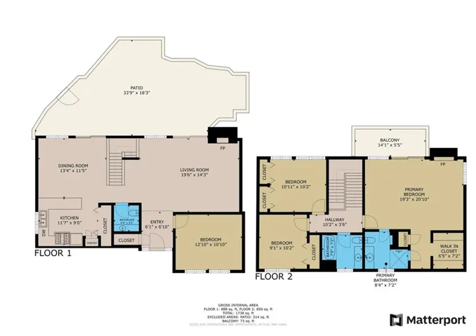 Combined floor plan