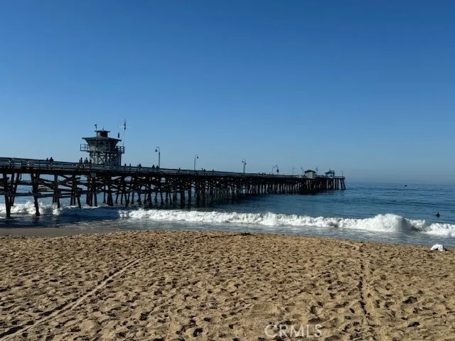 San Clemente beach and pier