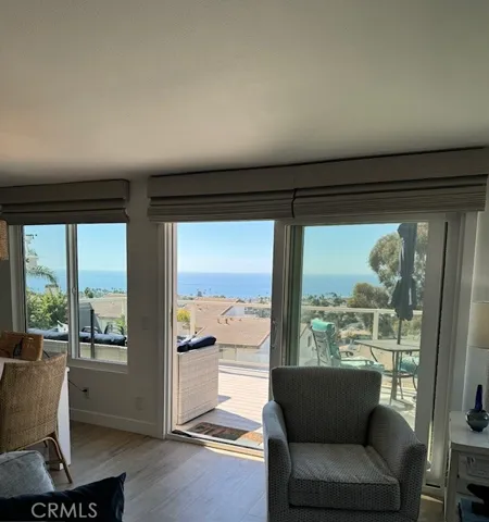 Ocean view from inside