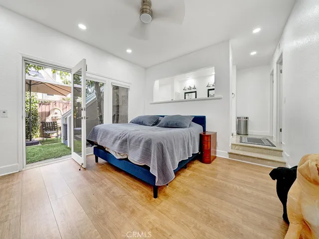 Ground floor primary bedroom and retreat with fireplace