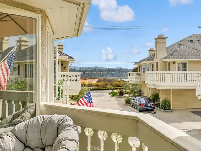 Water view from living, dining areas and front balcony