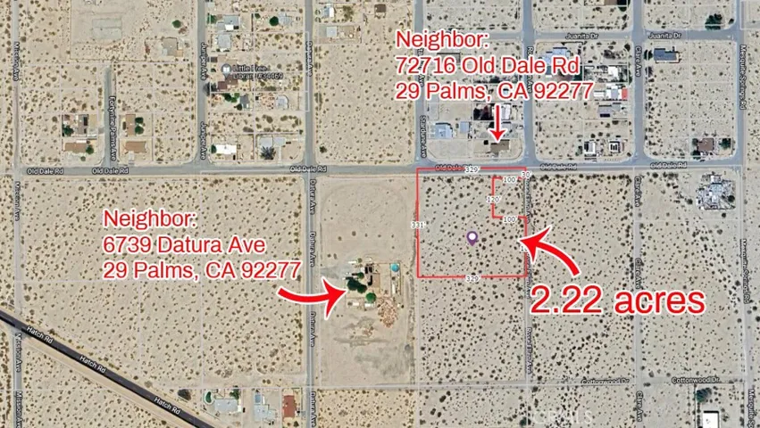 72771 Old Dale Road, 29 Palms, California 92277